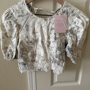 V. Chapman corset back top